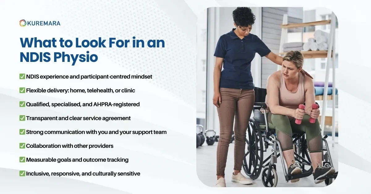 Key Takeaways: What to Look For in an NDIS Physio 